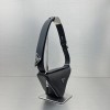 Prada Saffiano leather black belt bag