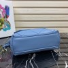 Prada small nappa leather spectrum bag in blue