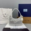 Prada Re-Edition 2000 Nylon Mini White Bag