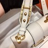 Prada Cahier white leather shoulder bag 1BD045