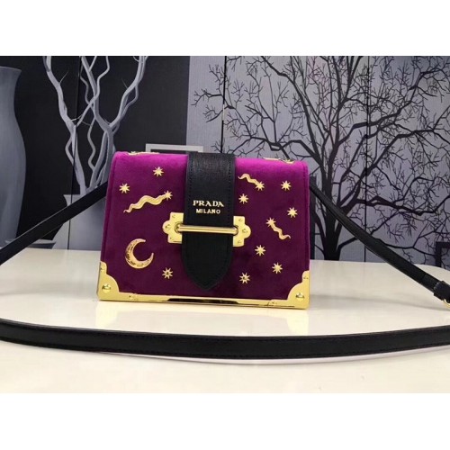 Prada cahier bag Purple shoulder bag