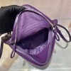 Prada Purple Triangular Padded Nappa Leather Crossbag