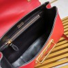 Prada Saffiano Red Leather Medium Sidonie Bag 1BN005