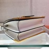 Prada Cahier white leather shoulder bag 1BD045