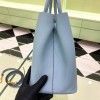 Prada Light Blue Saffiano Leather Small Galleria Tote Bag