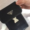 Prada Nylon and Saffiano Black Leather Smartphone Case