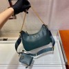Prada Re-Edition 2005 Saffiano green leather bag 1BH204