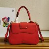 Prada Saffiano Red Leather Medium Sidonie Bag 1BN005