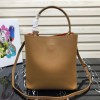 Prada Medium Saffiano Leather Dark Beige Bag