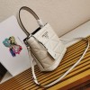 Prada bucket white bag