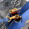 Prada Saffiano Top Handle Bag Blue 1BN012