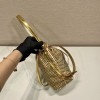 Prada satin crystals mini bag