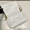 Prada System Nappa Patchwork White Shoulder Bag