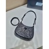 Prada Cleo Glitter in Black