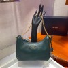 Prada Re-Edition 2005 Saffiano green leather bag 1BH204