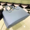 Prada Light Blue Saffiano Leather Small Galleria Tote Bag
