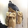 Prada Marble Gray/black Nylon Backpack 2VZ074