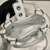 Prada Moon padded white nappa leather bag