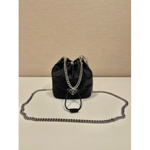 Prada mini drawstring satchel bucket