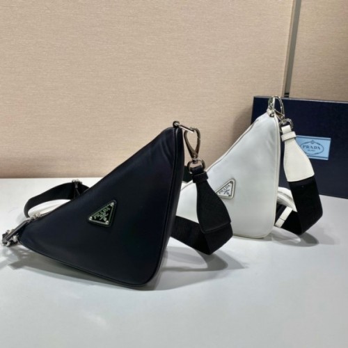 Prada Triangle Leather shoulder bag