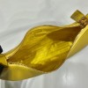 Prada Saffiano Yellow Leather Shoulder Bag