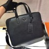 Prada Briefcase Saffiano Black Leather Work Bag 02