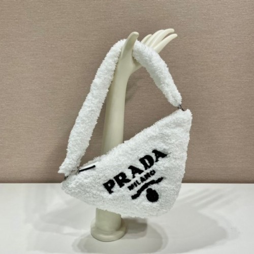Prada black/white terrycloth Pouch