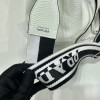 Prada white leather bucket bag