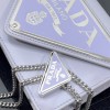 Prada mini shoulder purple bag