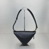 Prada Saffiano leather black belt bag