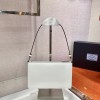 Prada Saffiano leather mini bag in white