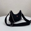 Prada Re-Edition 2005 Nylon Bag Black -Red 1BH204
