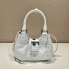 Prada Moon padded white nappa leather bag
