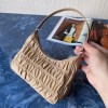 Prada Nylon And Saffiano Leather Mini Bag Beige 1NE204