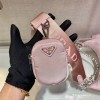 Prada Re-Edition 2005 Nylon Bag Pink 1BH204