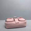 Prada box shoulder bag in pink