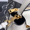 Prada Saffiano Top Handle Bag White 1BN012