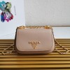 Prada Saffiano Beige Leather Bag
