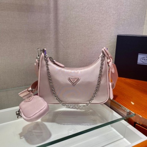 Prada Re-Edition 2005 Nylon Bag Pink 1BH204