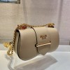 Prada Saffiano Sidonie Beige Bag