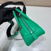 Prada Triangle Green Leather Bag