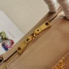 Prada Small beige leather handbag 1BC145