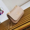 Prada Saffiano Beige Leather Bag