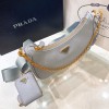 Prada Re-Edition 2005 Saffiano Blue Leather Bag
