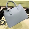 Prada Light Blue Saffiano Leather Small Galleria Tote Bag