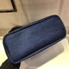 PRADA denim leather Tote Bag 1BG356