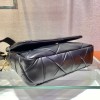 Prada System nappa leather patchwork bag in black