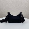 Prada Re-Edition 2005 Nylon Bag Black -Red 1BH204