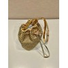 Prada satin crystals mini bag
