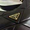 Black Padded nylon shoulder bag